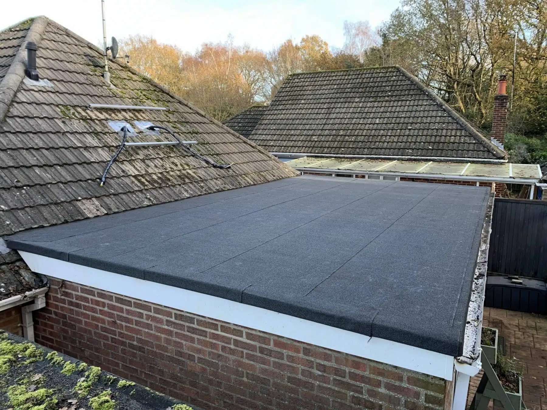 Flat roof felt rubber 10